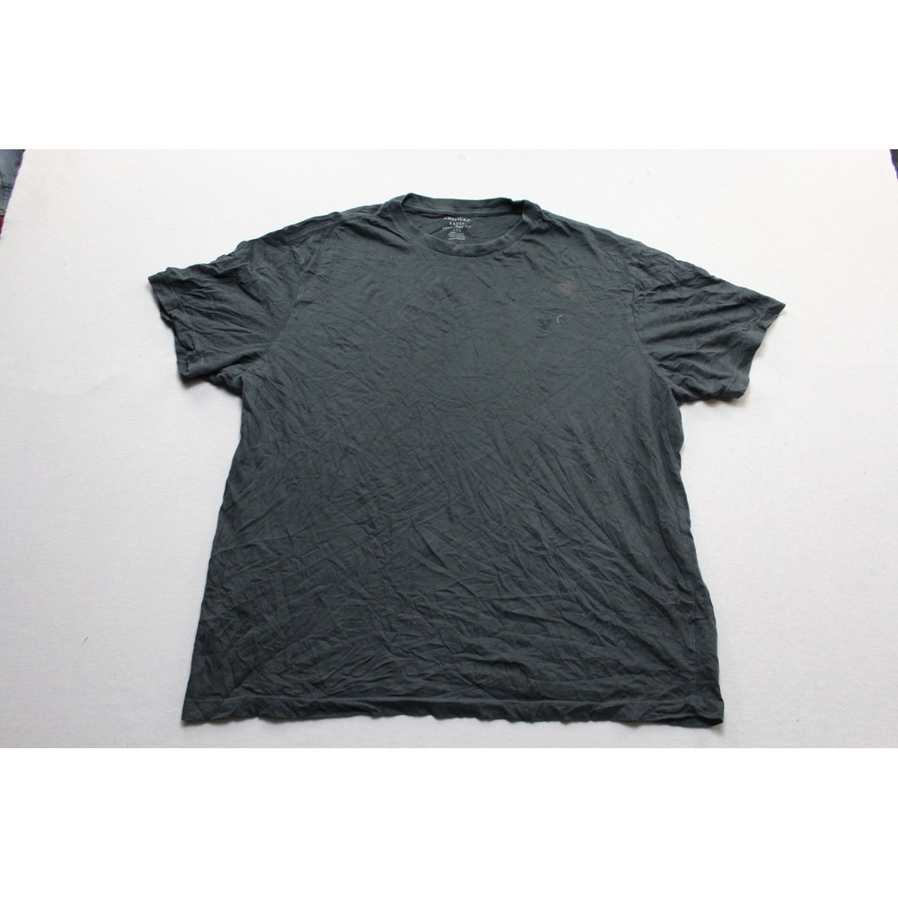 American Eagle T-Shirt Mens Large Gray Good Standard Fit Short Sleeve Cotton